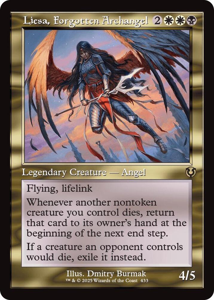 Liesa, Forgotten Archangel 433/287 (Innistrad Remastered)  - Retro Foil | Good Games Morley