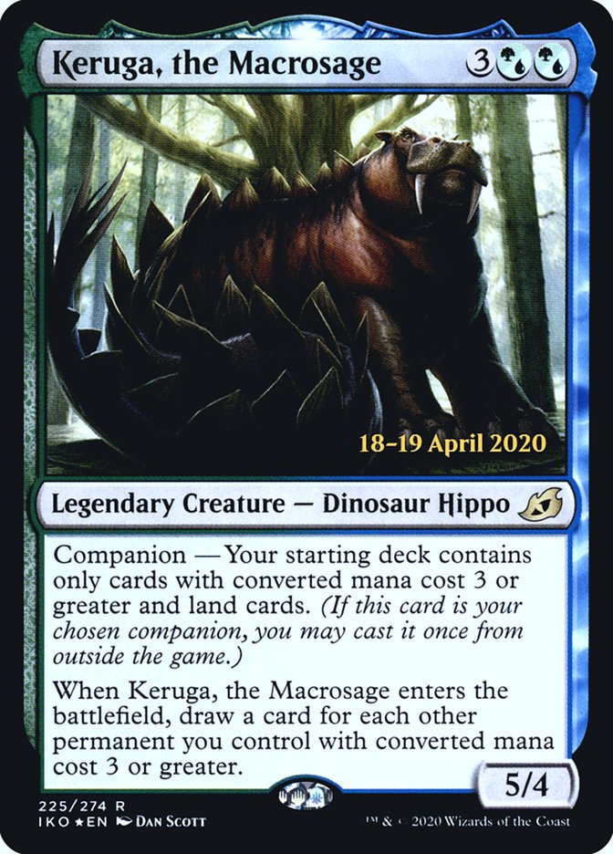 Keruga, the Macrosage [Ikoria: Lair of Behemoths Prerelease Promos] | Good Games Morley