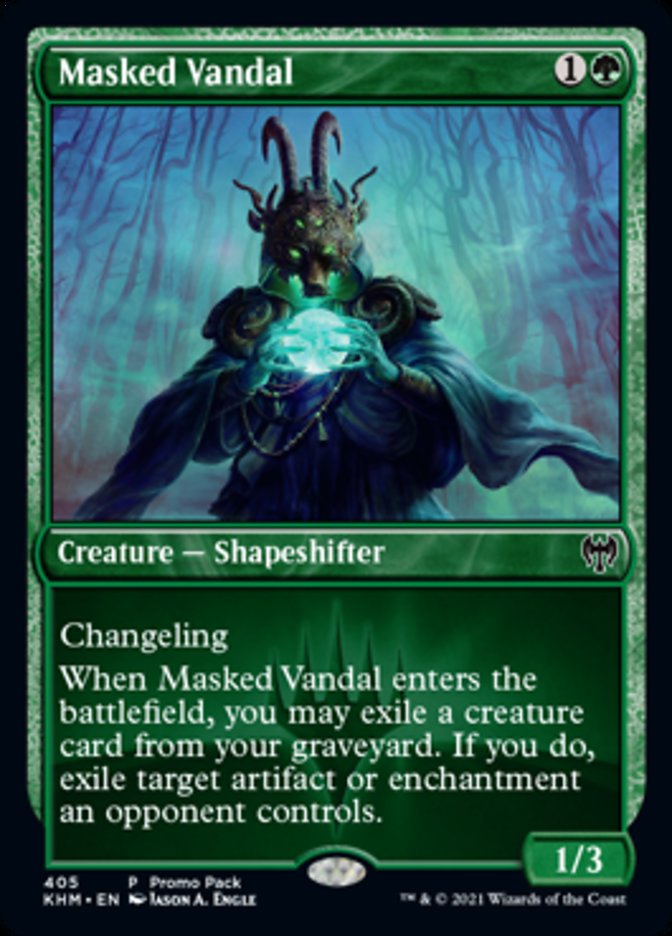 Masked Vandal (Promo Pack) [Kaldheim Promos] | Good Games Morley
