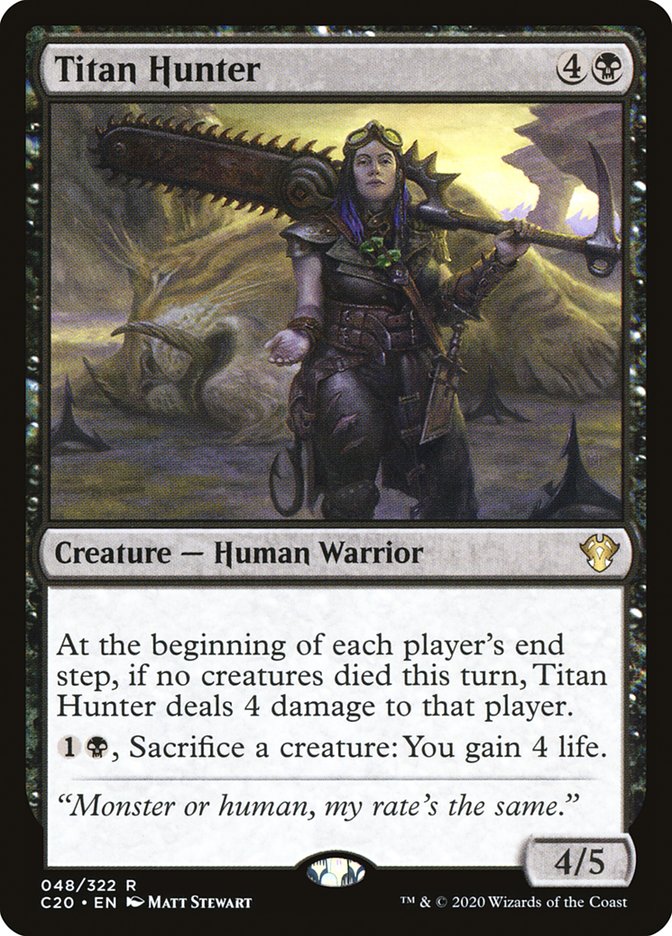 Titan Hunter 48/322 (Commander 2020)  | Good Games Morley