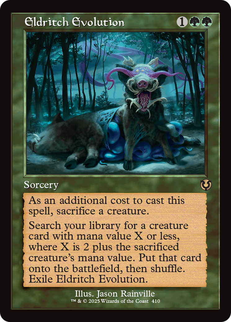 Eldritch Evolution (Retro Frame) [Innistrad Remastered] | Good Games Morley