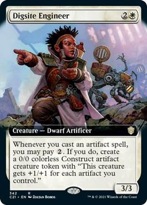 Digsite Engineer (Extended Art) [Commander 2021] | Good Games Morley