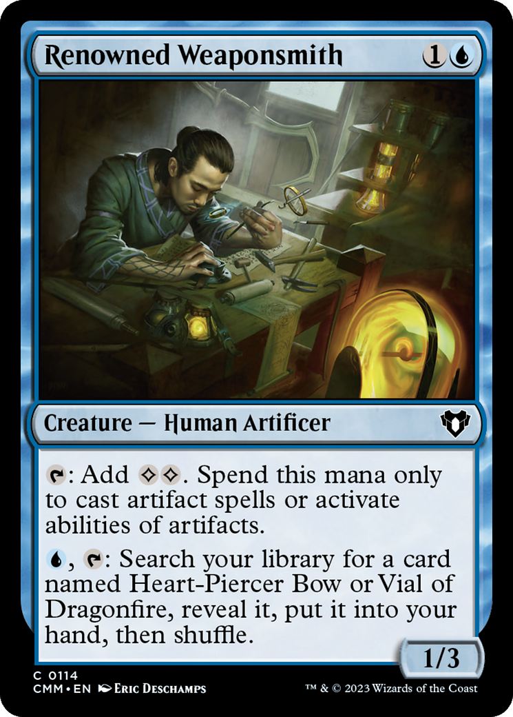 Renowned Weaponsmith [Commander Masters] | Good Games Morley