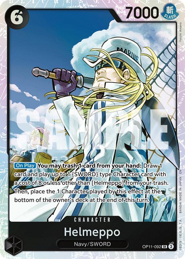 Helmeppo OP11-092 (A Fist of Divine Speed)  - Foil | Good Games Morley