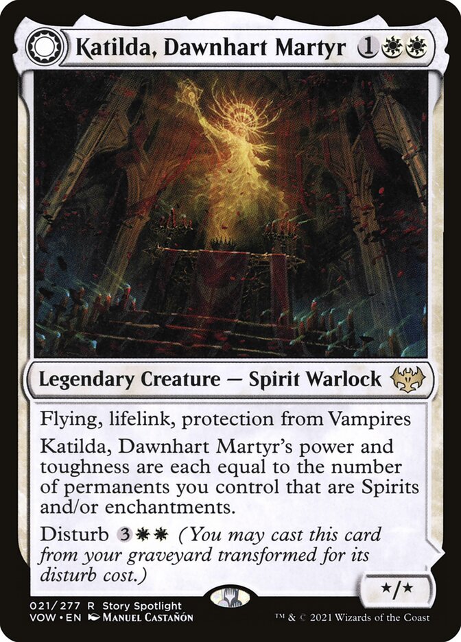 Katilda, Dawnhart Martyr // Katilda's Rising Dawn 21 (Innistrad: Crimson Vow)  | Good Games Morley