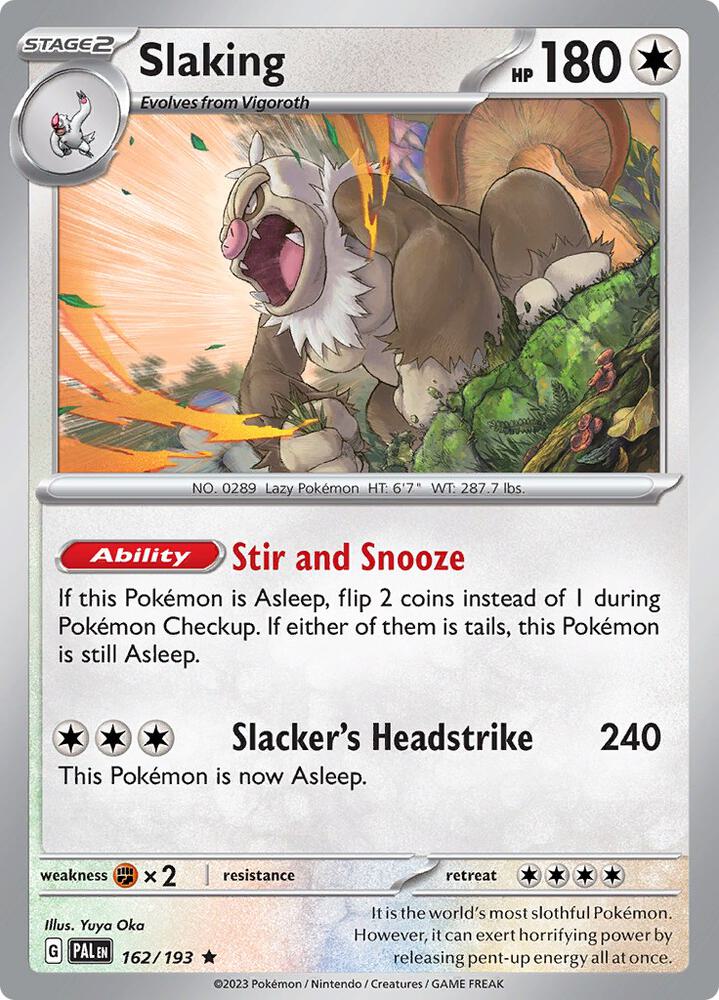 Slaking 162/193 (SV02: Paldea Evolved)  - Holofoil | Good Games Morley