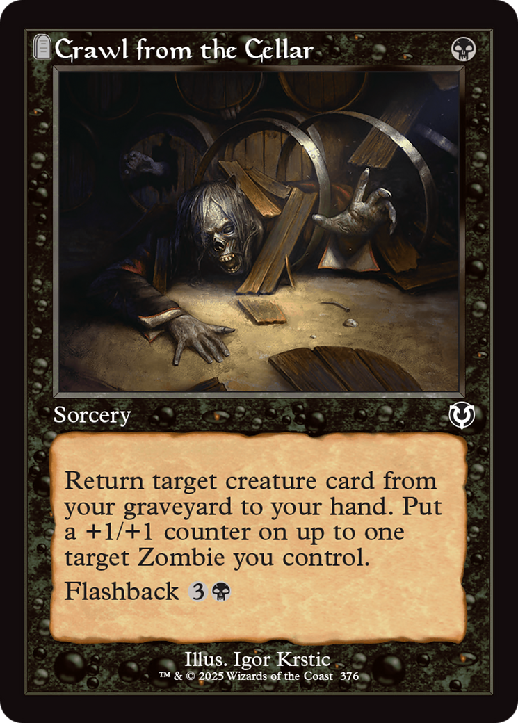 Crawl from the Cellar (Retro Frame) [Innistrad Remastered] | Good Games Morley