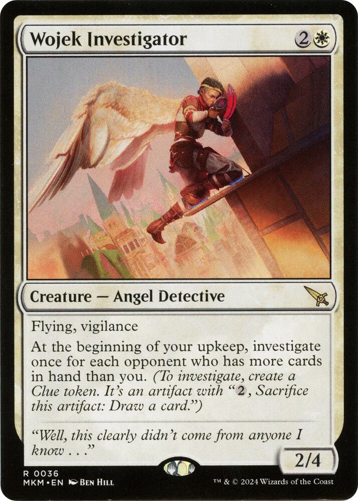 Wojek Investigator b 36†/286 (Murders at Karlov Manor)  - Foil | Good Games Morley