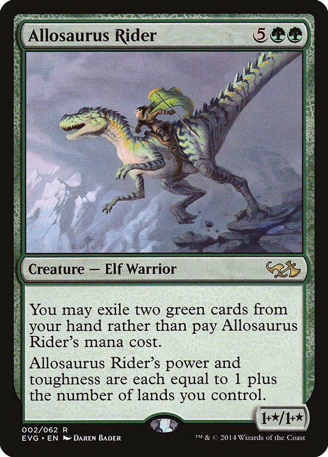 Allosaurus Rider 2 (Duel Decks: Anthology)  | Good Games Morley