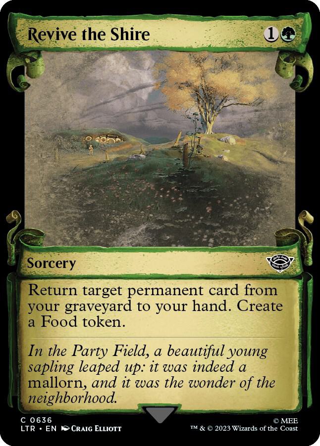 Revive the Shire 636 (Universes Beyond: The Lord of the Rings: Tales of Middle-earth)  - Showcase Scroll Foil | Good Games Morley