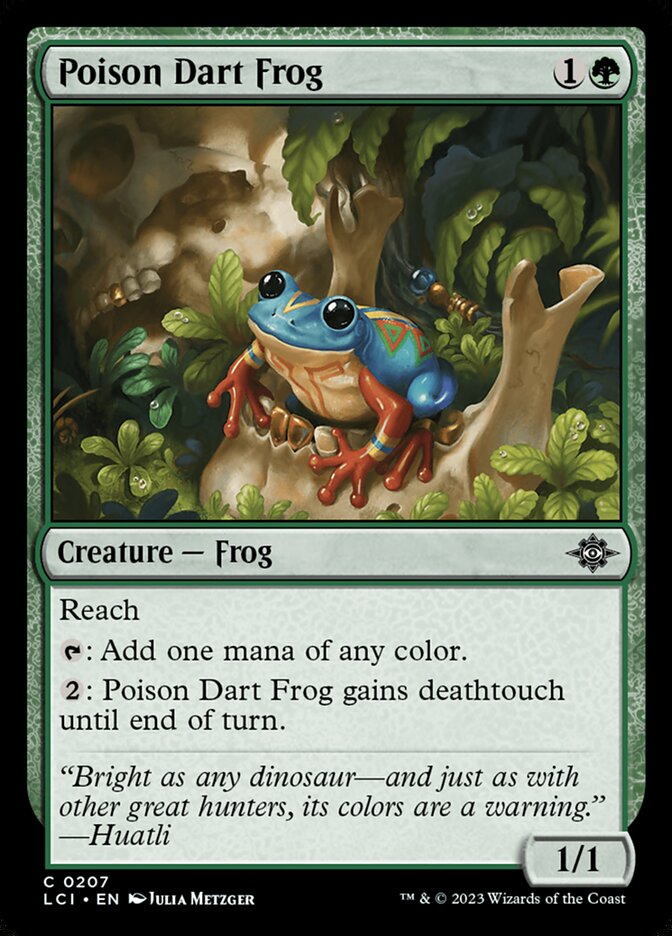 Poison Dart Frog 207/291 (The Lost Caverns of Ixalan)  | Good Games Morley