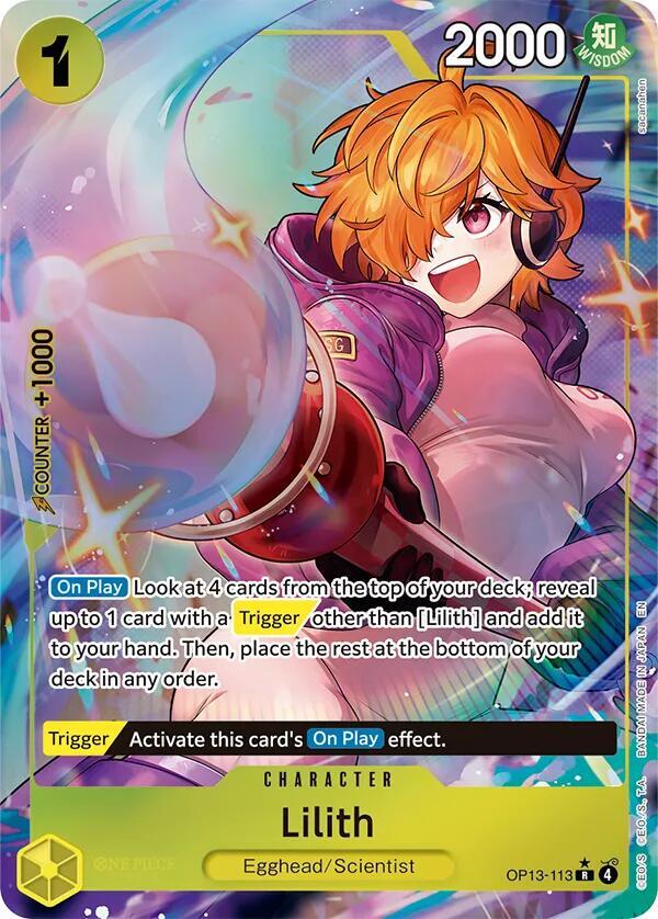 Lilith OP13-113 (Carrying On His Will)  - Alternate Art Foil | Good Games Morley