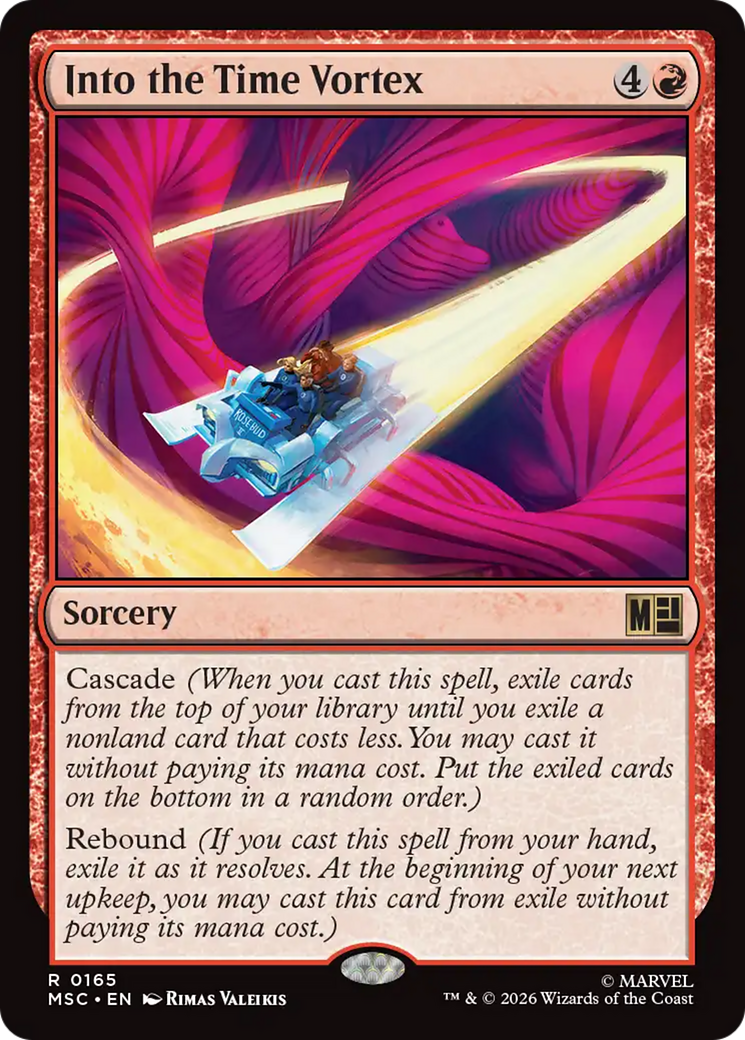 Into the Time Vortex (Surge Foil) [Marvel Super Heroes Commander] | Good Games Morley