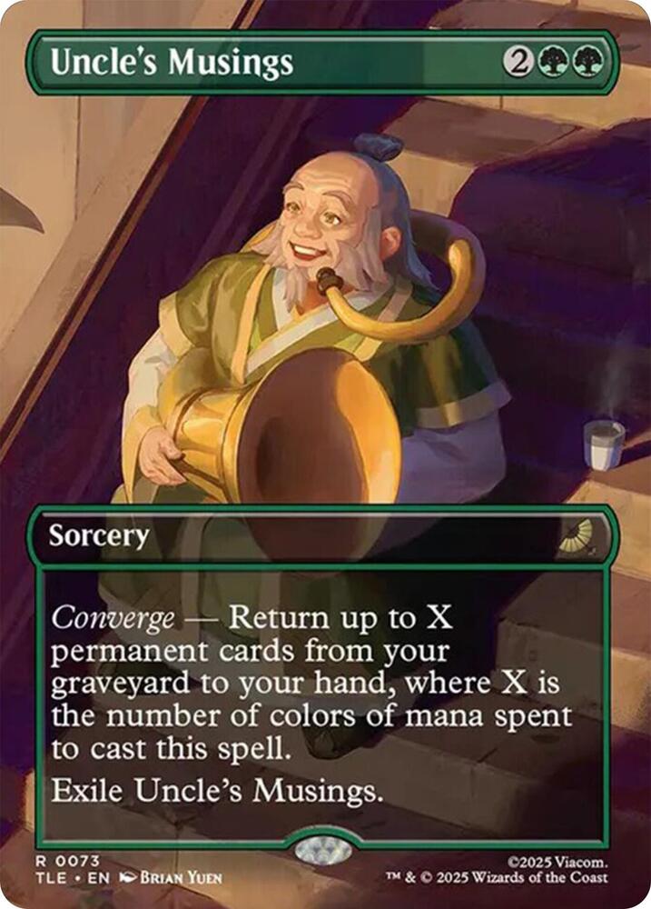 Uncles Musings  73/317 (Avatar: The Last Airbender: Eternal-Legal)  - Borderless | Good Games Morley