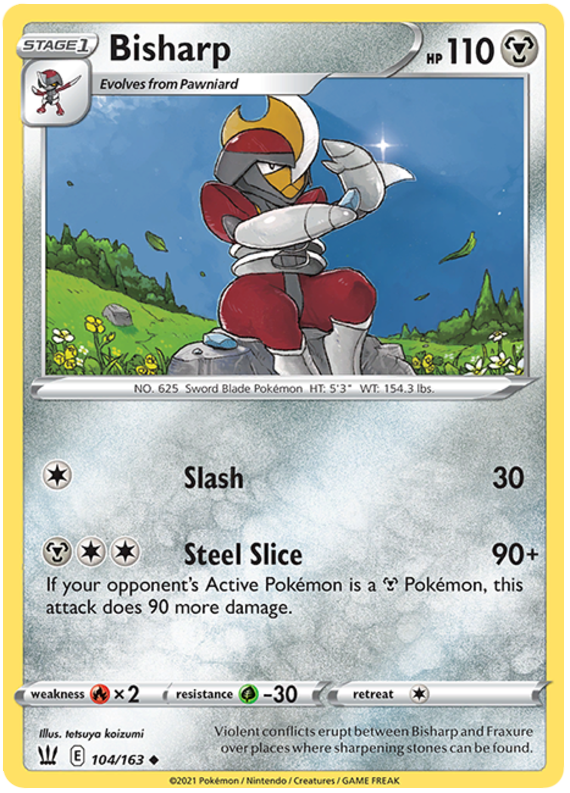 Bisharp (104/163) [Sword & Shield: Battle Styles] | Good Games Morley