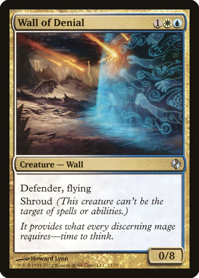 Wall of Denial [Duel Decks: Venser vs. Koth] | Good Games Morley