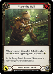 Wounded Bull (Red) [U-WTR200] (Welcome to Rathe Unlimited)  Unlimited Normal | Good Games Morley