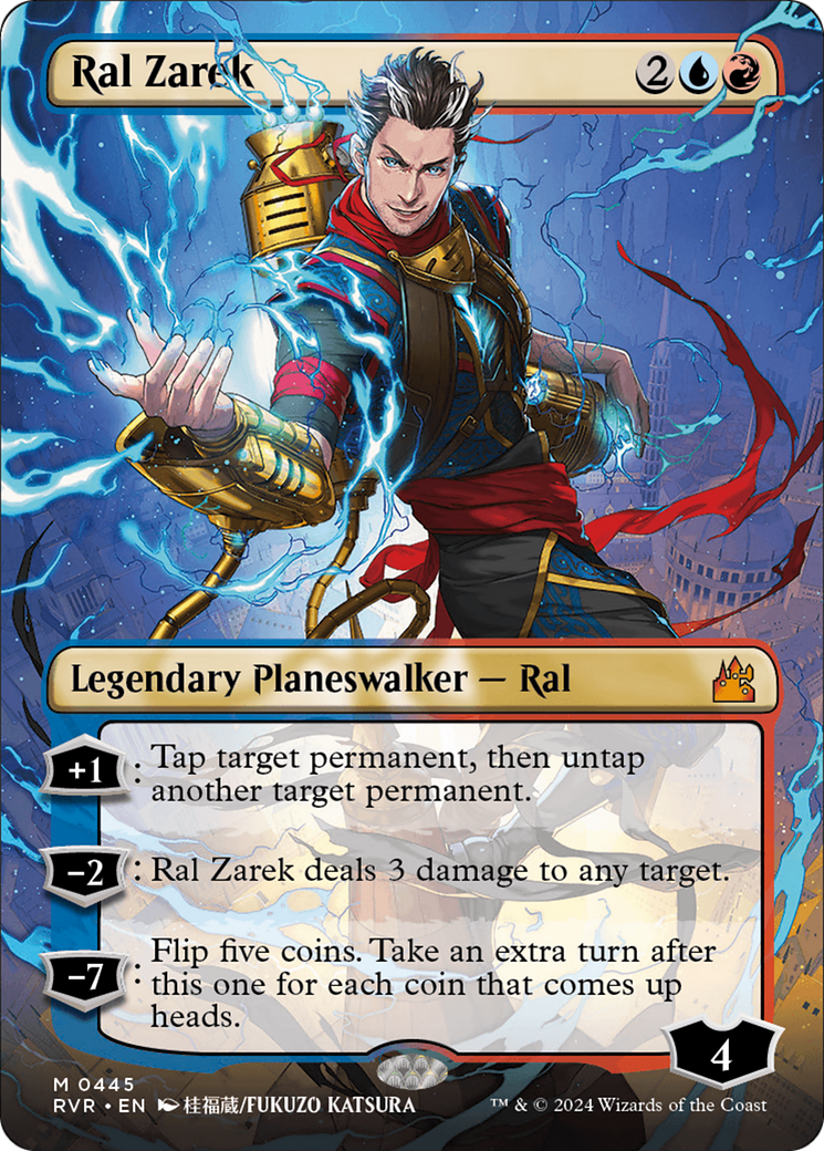 Ral Zarek (Anime Borderless) [Ravnica Remastered] | Good Games Morley
