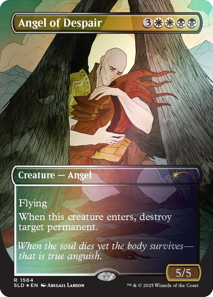 Angel of Despair 1564 (Secret Lair Drop Series)  - Borderless Rainbow Foil | Good Games Morley