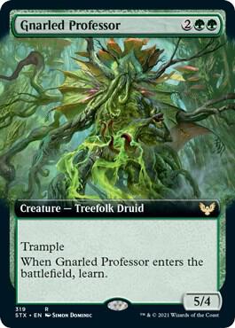 Gnarled Professor Extended Art 319 (Strixhaven: School of Mages)  | Good Games Morley