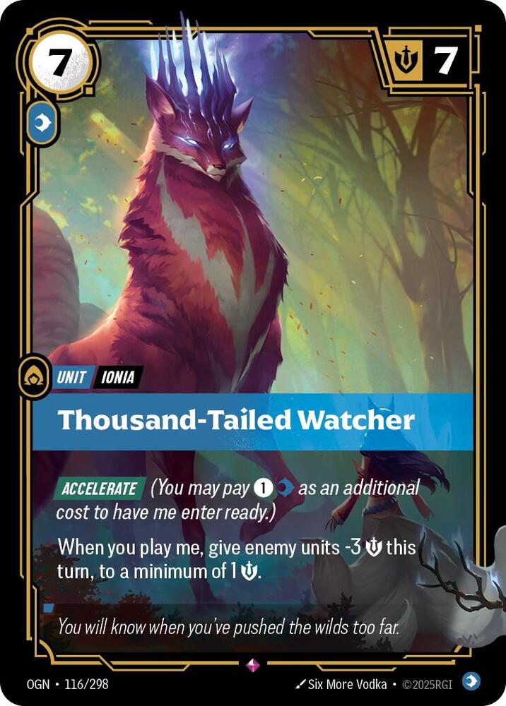 Thousand-Tailed Watcher 116/298 (Origins)  - Foil | Good Games Morley
