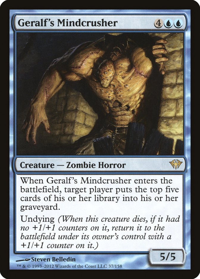 Geralf's Mindcrusher 37 (Dark Ascension)  - Foil | Good Games Morley