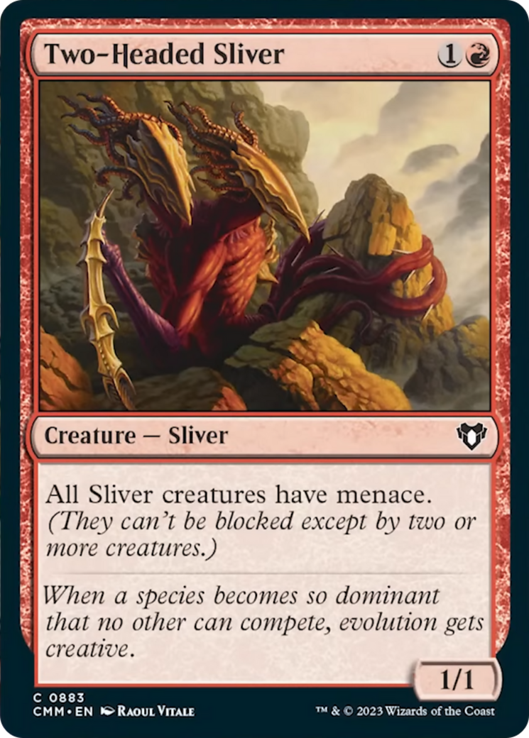 Two-Headed Sliver [Commander Masters] | Good Games Morley