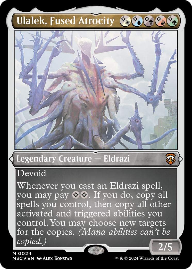 Ulalek, Fused Atrocity (Foil Etched) [Modern Horizons 3 Commander] | Good Games Morley