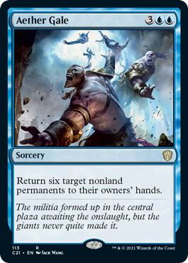 Aether Gale 113/81 (Commander 2021)  | Good Games Morley