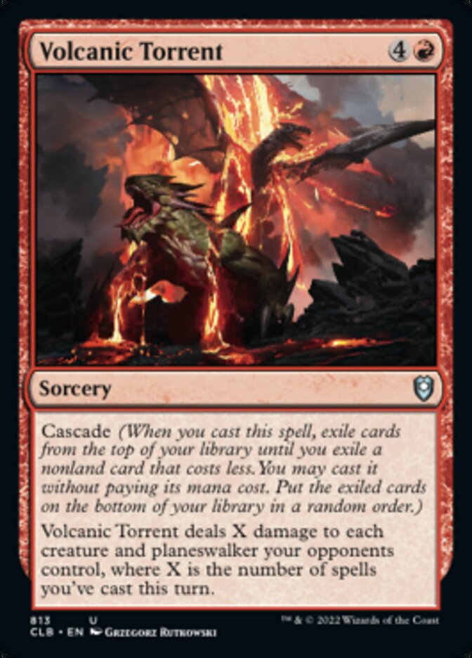 Volcanic Torrent [Commander Legends: Battle for Baldur's Gate] | Good Games Morley