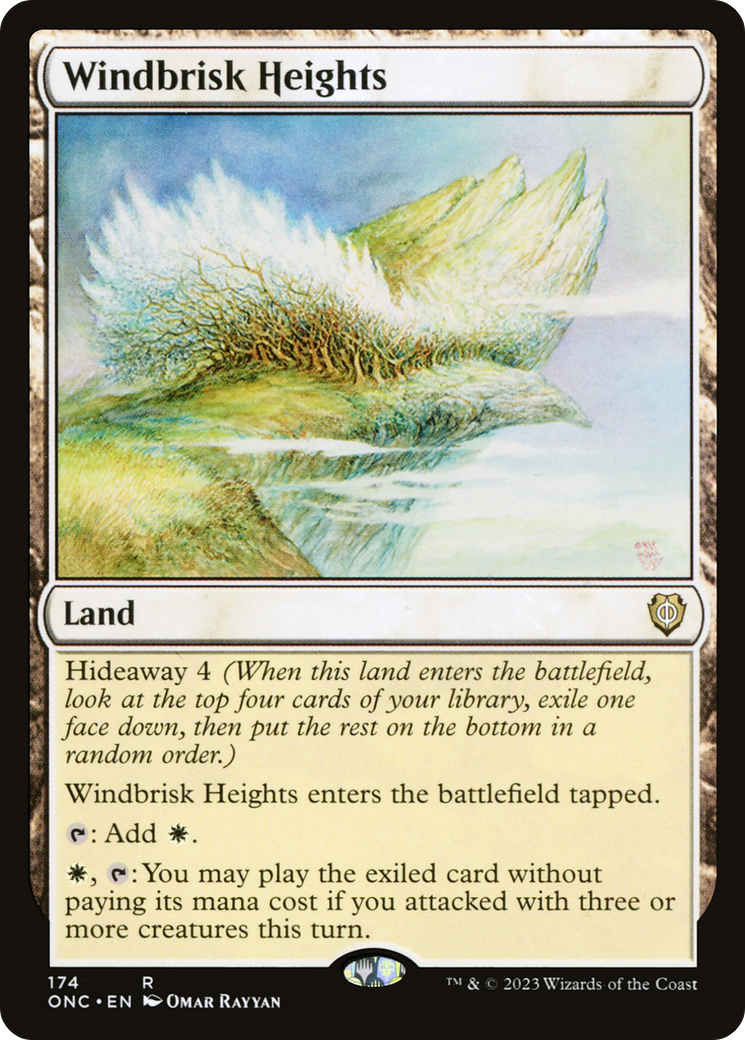 Windbrisk Heights [Phyrexia: All Will Be One Commander] | Good Games Morley