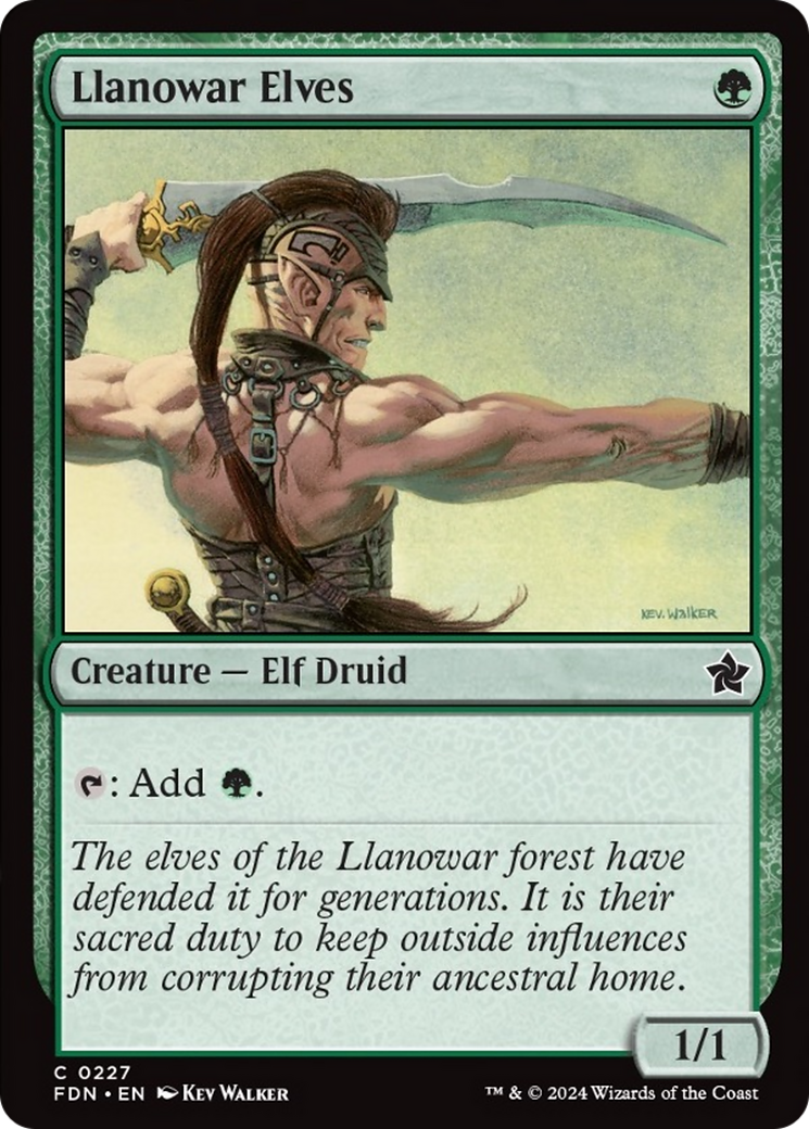 Llanowar Elves [Foundations] | Good Games Morley