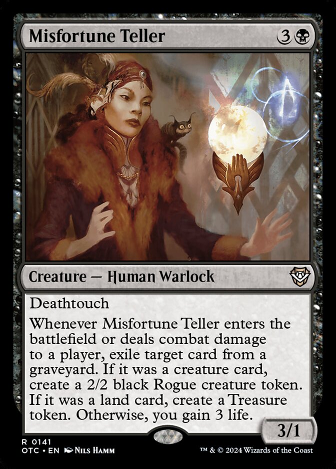Misfortune Teller 141/342 (Commander: Outlaws of Thunder Junction)  | Good Games Morley