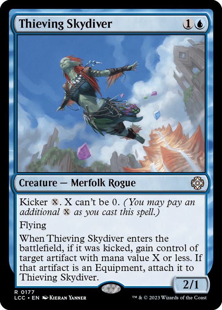 Thieving Skydiver 177 (Commander: The Lost Caverns of Ixalan)  | Good Games Morley