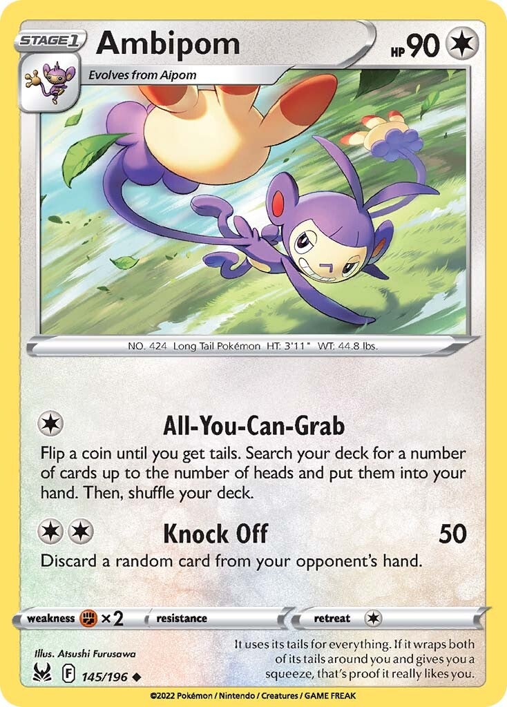 Ambipom (145/196) [Sword & Shield: Lost Origin] | Good Games Morley