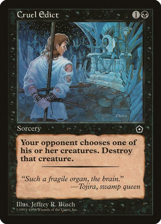 Cruel Edict 67/165 (Portal Second Age)  | Good Games Morley