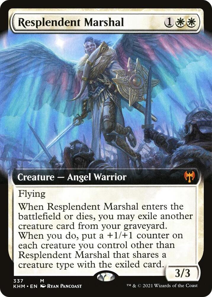 Resplendent Marshal 337/285 (Kaldheim)  - Extended Art | Good Games Morley