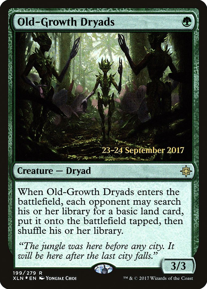 Old-Growth Dryads [Ixalan Prerelease Promos] | Good Games Morley
