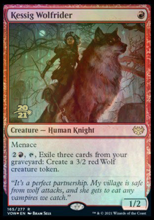 Kessig Wolfrider [Innistrad: Crimson Vow Prerelease Promos] | Good Games Morley