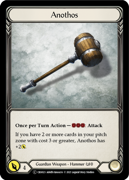 Anothos [U-CRU023] (Crucible of War Unlimited)  Unlimited Rainbow Foil | Good Games Morley