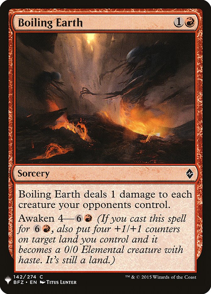 Boiling Earth [Mystery Booster] | Good Games Morley