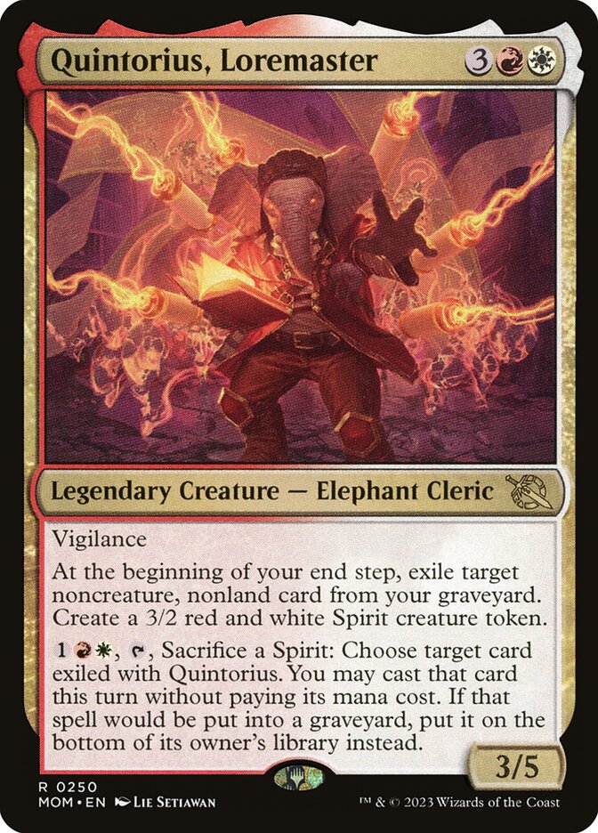 Quintorius, Loremaster 250/291 (March of the Machine)  - Foil | Good Games Morley