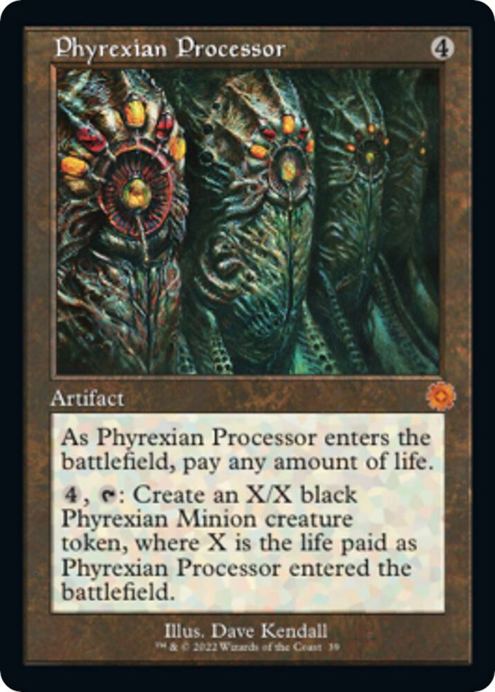 Phyrexian Processor 39 (The Brothers' War: Retro Frame Artifacts)  - Foil | Good Games Morley