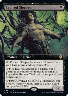 Evolved Sleeper Extended Art 402/281 (Dominaria United)  - Foil | Good Games Morley