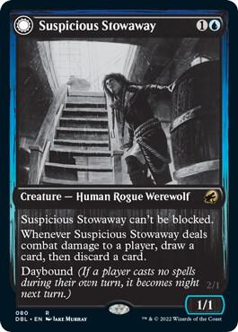 Suspicious Stowaway 80/534 (Innistrad: Double Feature)  - Foil | Good Games Morley