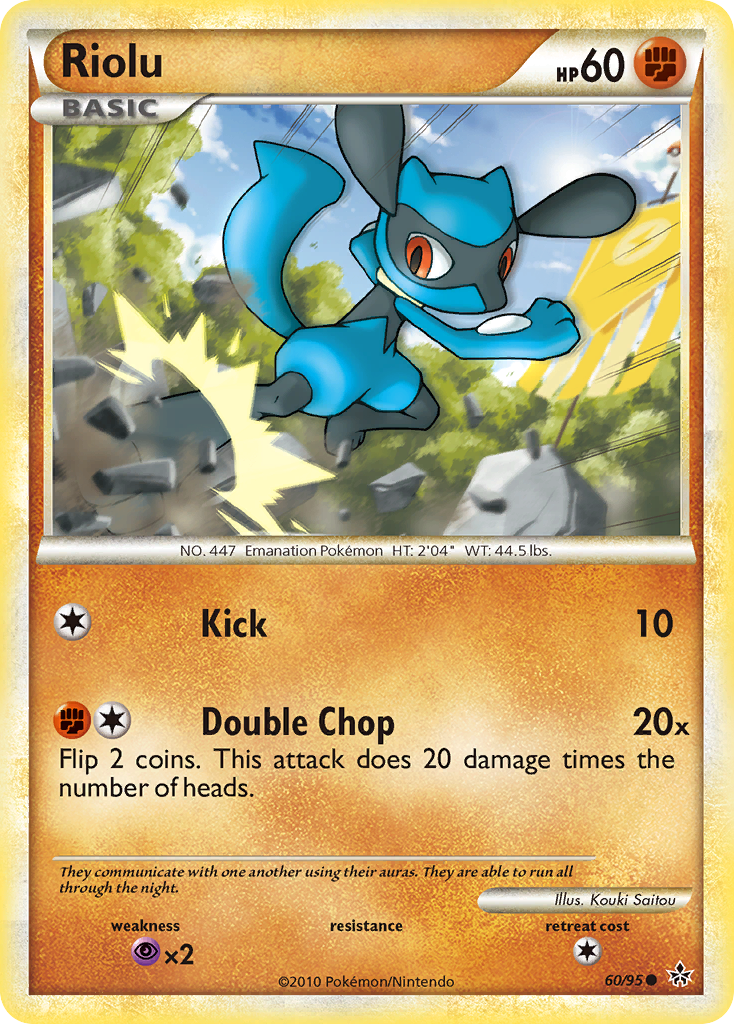 Riolu (60/95) [HeartGold & SoulSilver: Unleashed] | Good Games Morley