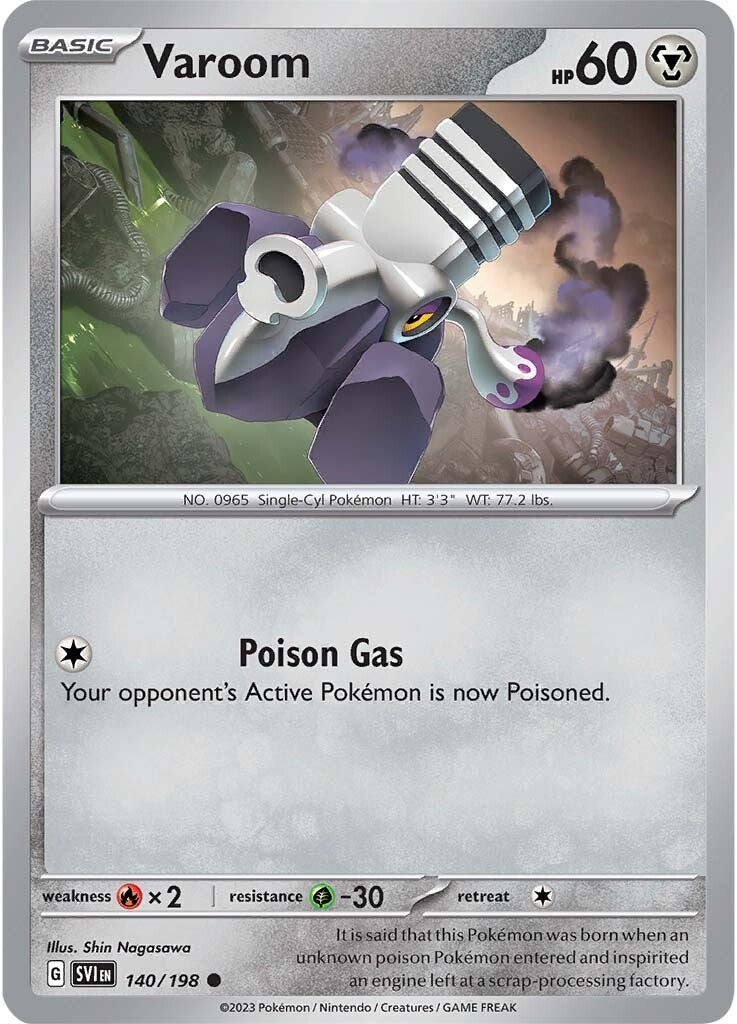 Varoom (140/198) [Scarlet & Violet: Base Set] | Good Games Morley