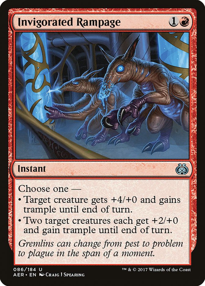 Invigorated Rampage [Aether Revolt] | Good Games Morley