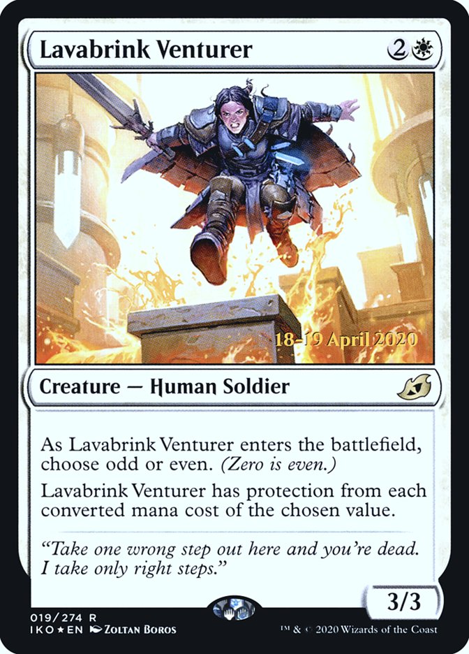 Lavabrink Venturer [Ikoria: Lair of Behemoths Prerelease Promos] | Good Games Morley