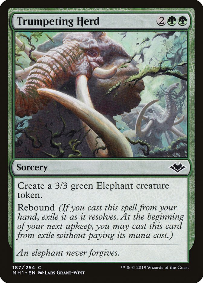 Trumpeting Herd 187/254 (Modern Horizons)  | Good Games Morley